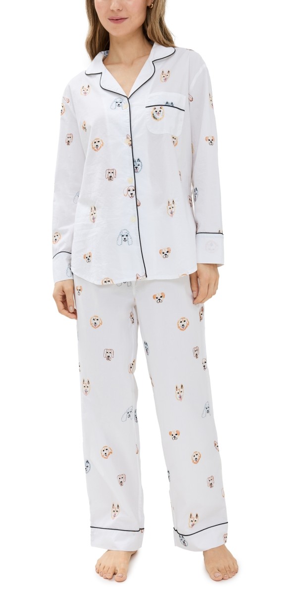 Printfresh Long Pajama Set Happy Hounds