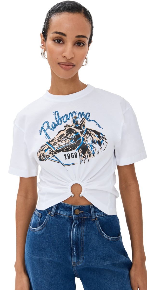 rabanne Tee Shirt White