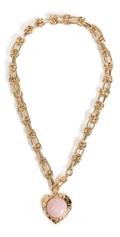 By Alona Eva Necklace Rose Quart