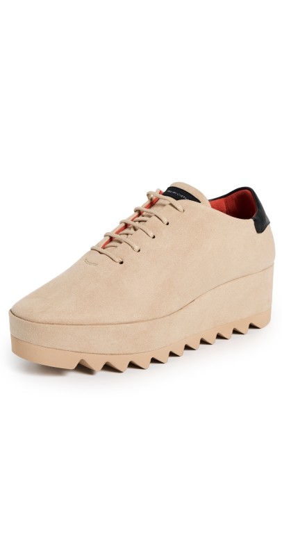 Stella McCartney Sneakelyse Alter Suede Sneakers Desert
