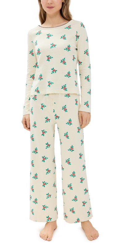 Cozyland by Morgan Lane Ellie PJ Set Cream