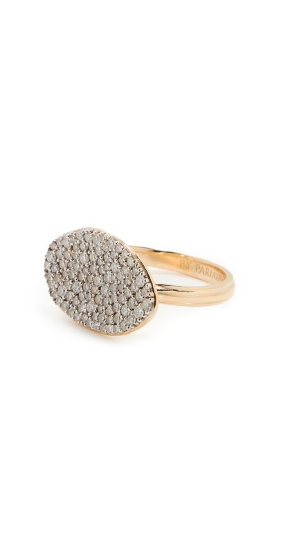 By Pariah 14k Diamond Cluster Ring Gold