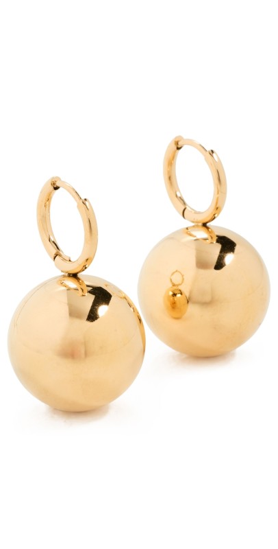 Maison Irem Crosby Hoop Earrings Gold