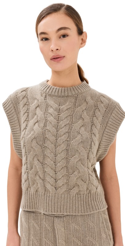 LISA YANG Cashmere Hayley Vest Mole
