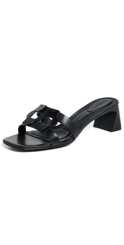 SIMKHAI Simkhai Monogram Block Heels Black