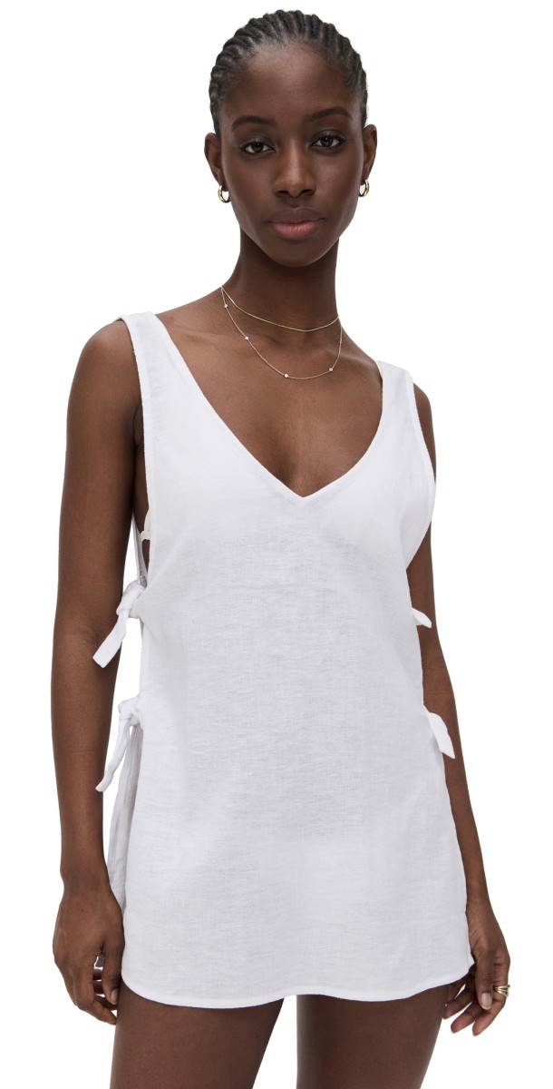 Vitamin A Riviera Mini Dress White