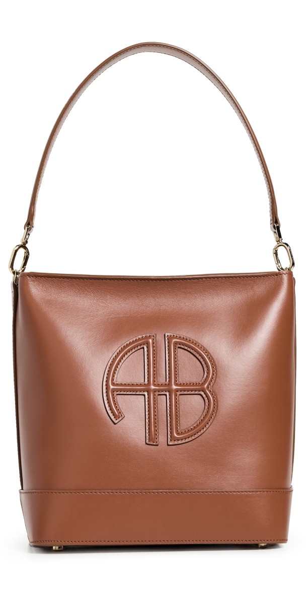 ANINE BING Lili Bucket Bag Cognac