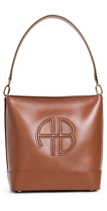 ANINE BING Lili Bucket Bag Cognac