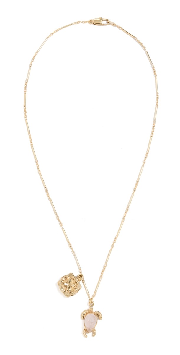 ALÉMAIS Encanto Fine Chilli Necklace Nano Plated Brass/Red Agat