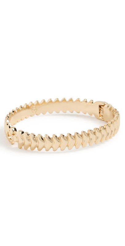 Ettika Metal Moderna Bangle Gold