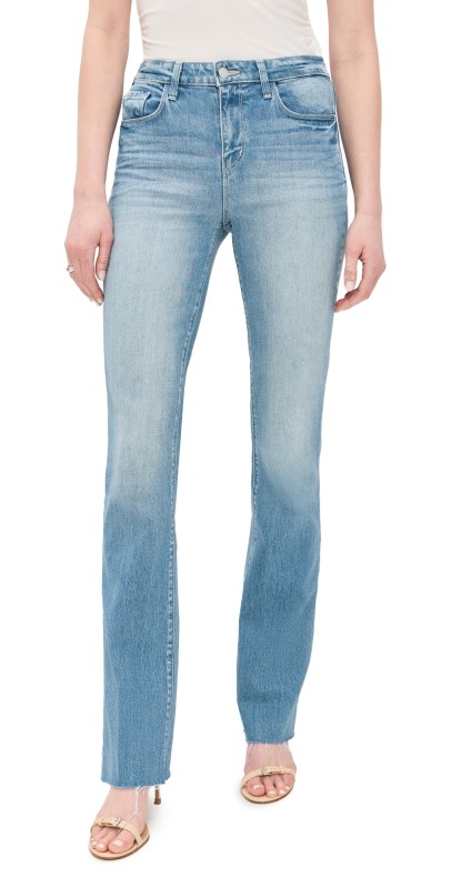 L'AGENCE Ruth High Rise Straight Jeans Vista