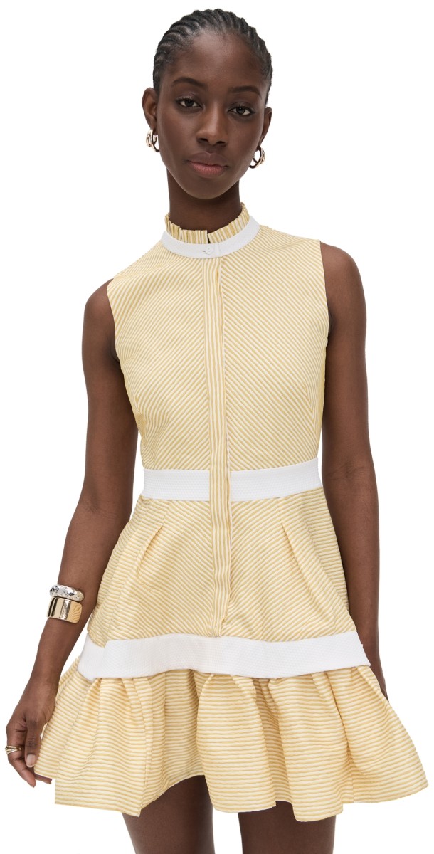 ALEXIS Natacha Dress Yellow Stripe