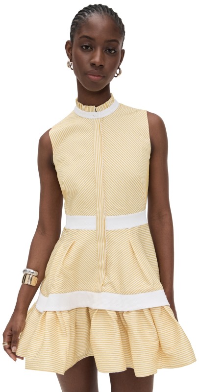 ALEXIS Natacha Dress Yellow Stripe