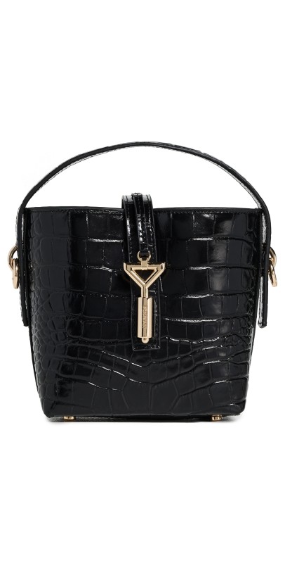 Florian London Alaina Mini Bucket Bag Black