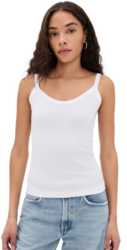 AGOLDE Jordan Tank White