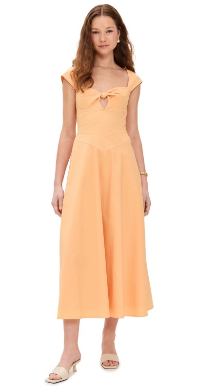 Cult Gaia Magnolia Dress Kumquat