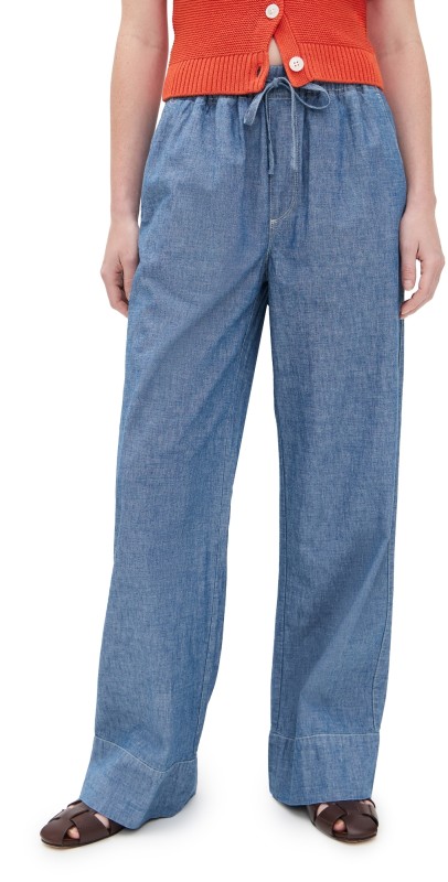Alex Mill Riley Pants Chambray Rinse Wash