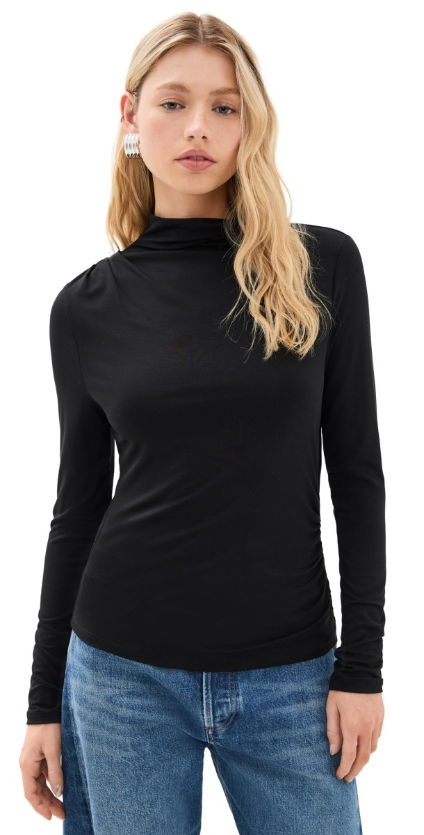 Veronica Beard Jean Mylie Top Black