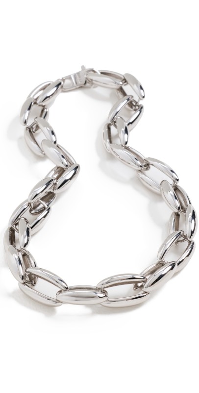 Luv Aj The Positano Chain Necklace Silver