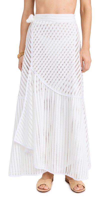 Maylé Vásquez Cozta Coco Skirt White