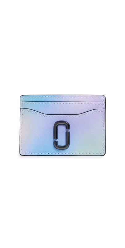 Marc Jacobs The Airbrush Utility Snapshot Card Case Blue Mult