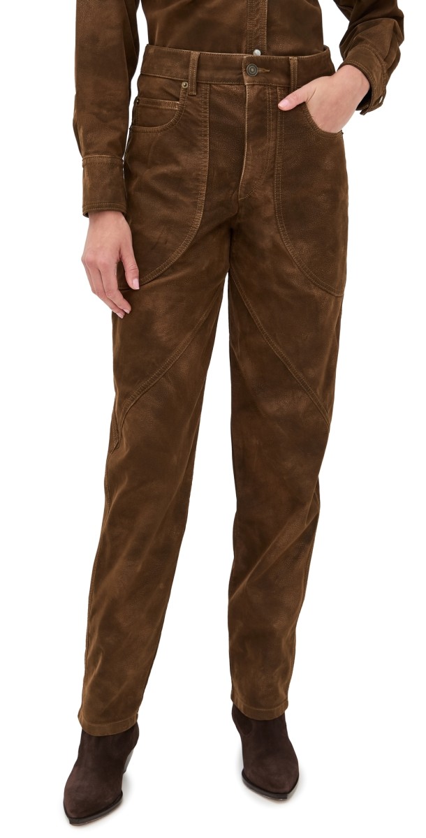 Isabel Marant Étoile Kelvina Pants Tabacco