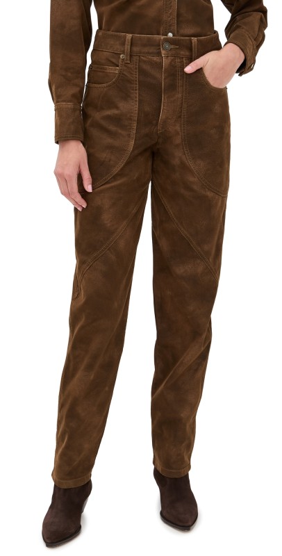 Isabel Marant Étoile Kelvina Pants Tabacco