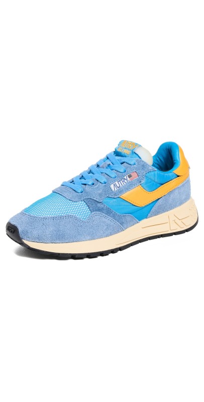 Autry Reelwind Low Sneakers Suede/Net Cenble/Fus