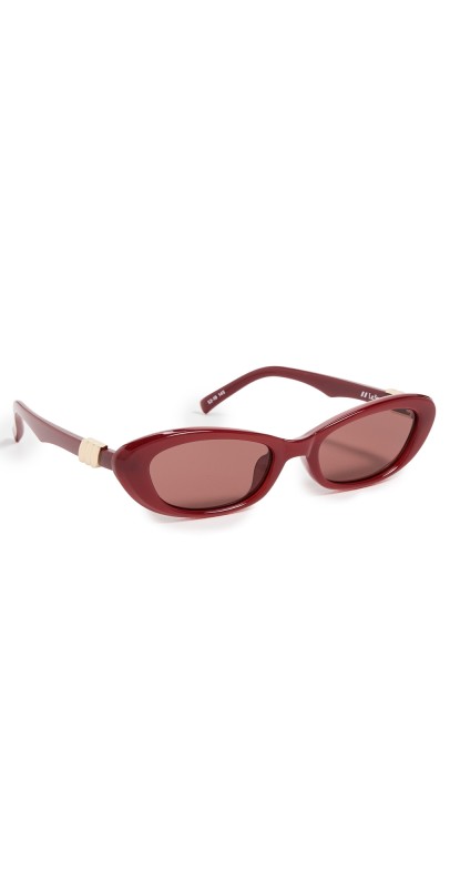 Le Specs The Whisperer Sunglasses Garnet