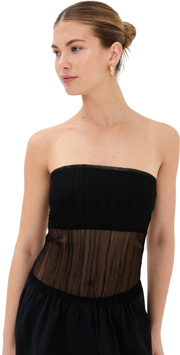 SIMKHAI Emberly Tube Top Black