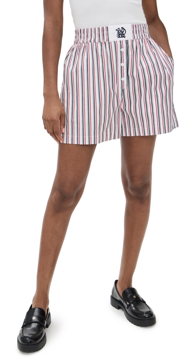 BAUM UND PFERDGARTEN Natie Shorts Haute Red Stripe