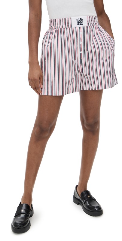 BAUM UND PFERDGARTEN Natie Shorts Haute Red Stripe