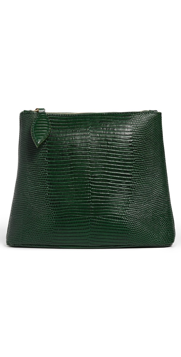 Liffner Zip Clutch Emerald
