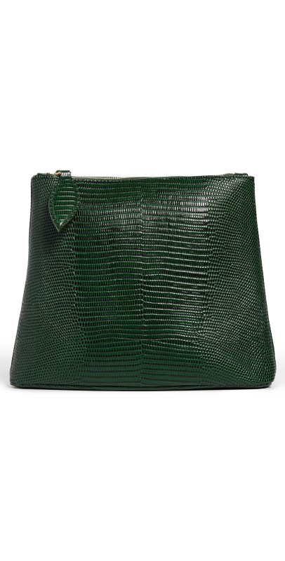 Liffner Zip Clutch Emerald