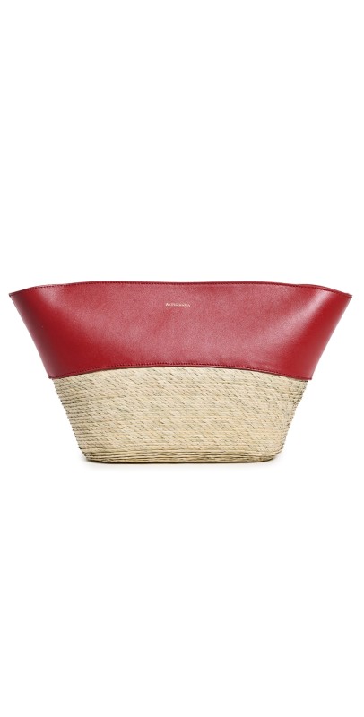 Altuzarra Basket Clutch Scarlet