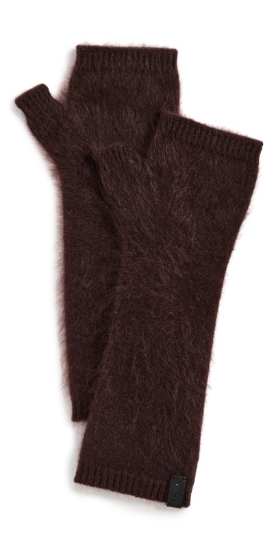 Vince Brushed Cashmere Arm Warmers Ivory