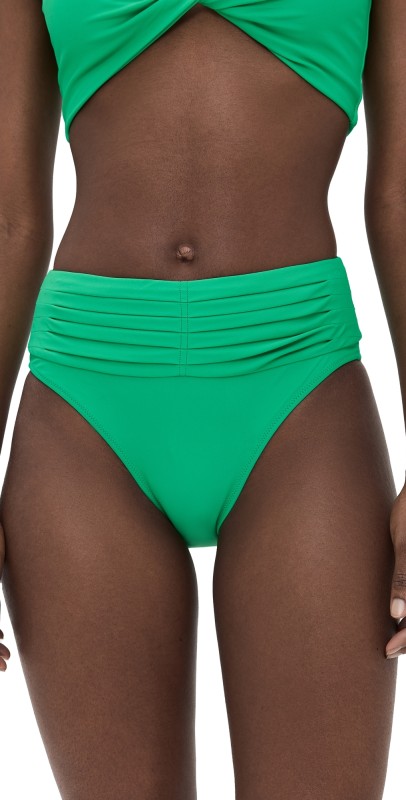 Ramy Brook Ivo Bikini Bottoms Palm Green