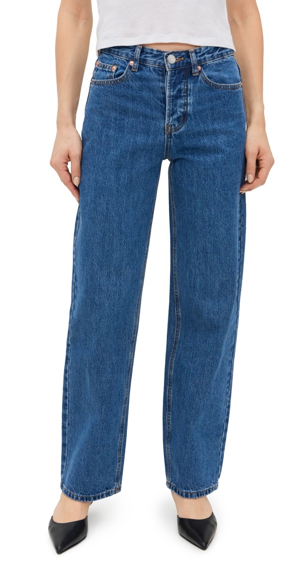 PARKE Classic Straight Jeans Medium Wash