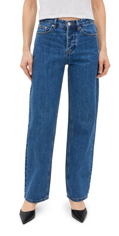 PARKE Classic Straight Jeans Medium Wash