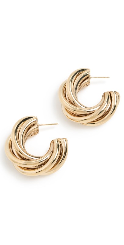 GAS Bijoux Atik Hoop Earrings Gold