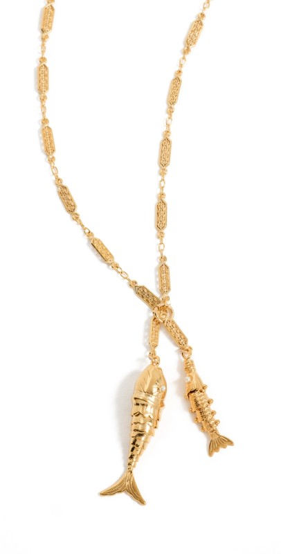 Brinker + Eliza Great Point Necklace Gold