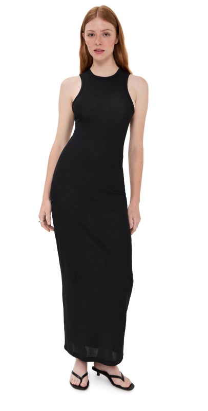 WARDROBE. NYC Racer Dress Black
