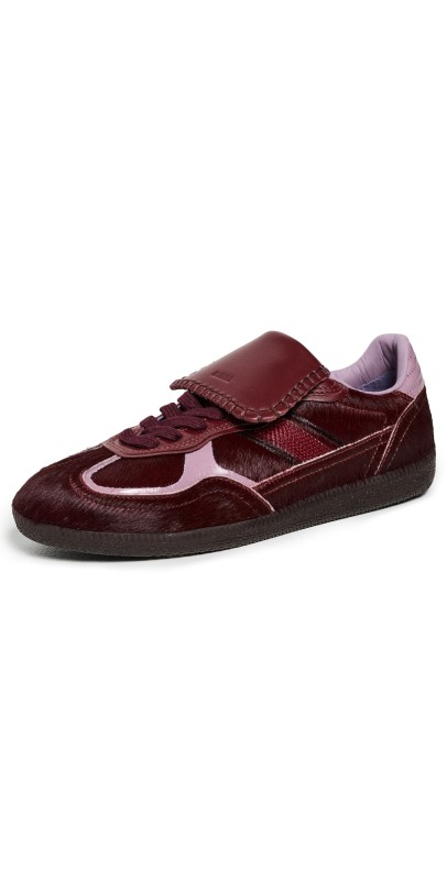 ALOHAS Tb.490 Club Soft Burgundy Leather Sneakers Burgundy