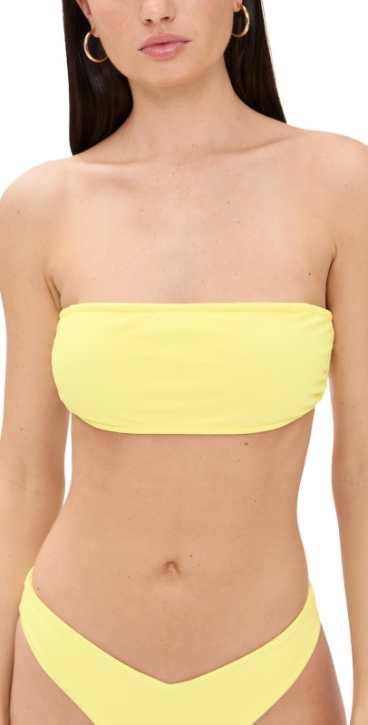 Beach Riot Kelsey Bikini Top Butter Blossom