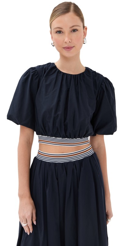 Veronica Beard Gabriela Top Navy
