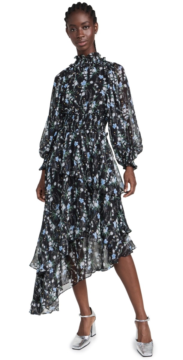 Elliatt Wistfully Dress Black Multi