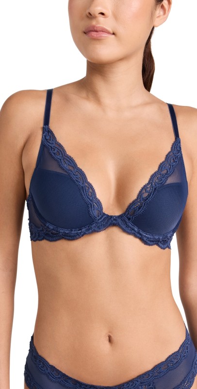 Natori Natori Feathers Contour Plunge Bra Twilight