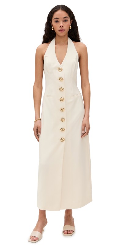 The Wolf Gang Irida Maxi Dress Ivory