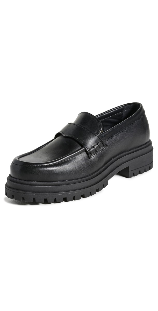 ALOHAS Obsidian Loafers Black