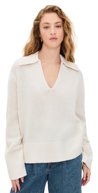 Jenni Kayne Cashmere Phoebe Polo Ivory